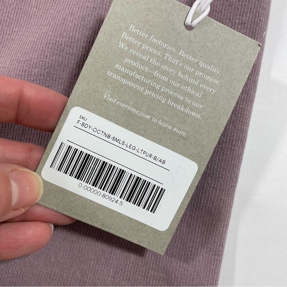 New Everlane The Seamless Leggings Lavender XL/XXL - Picture 5 of 9